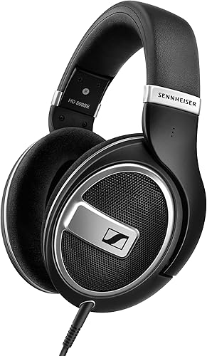 Sennheiser HD 599 SE Open-Back Headphones, Premium Design, Natural Balanced Audio, Comfortable Fit, Wired Headphones for Music, Gaming, School, Work, Black